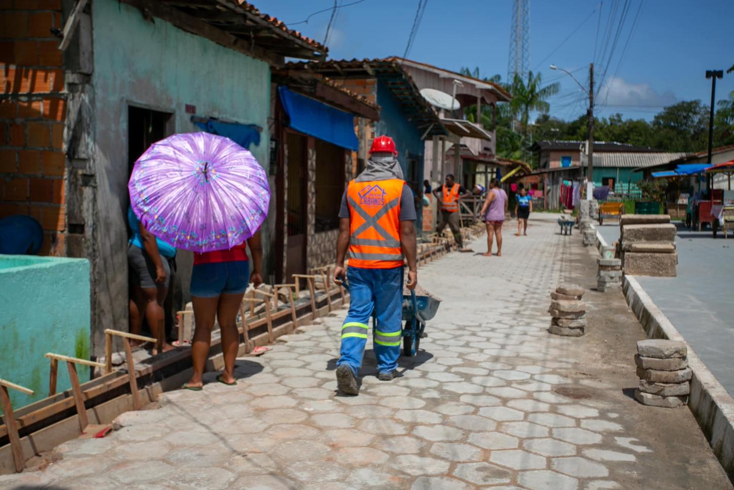 Alternativa sustentável: Ruas do Arapari recebem pavimentação com piso permeável