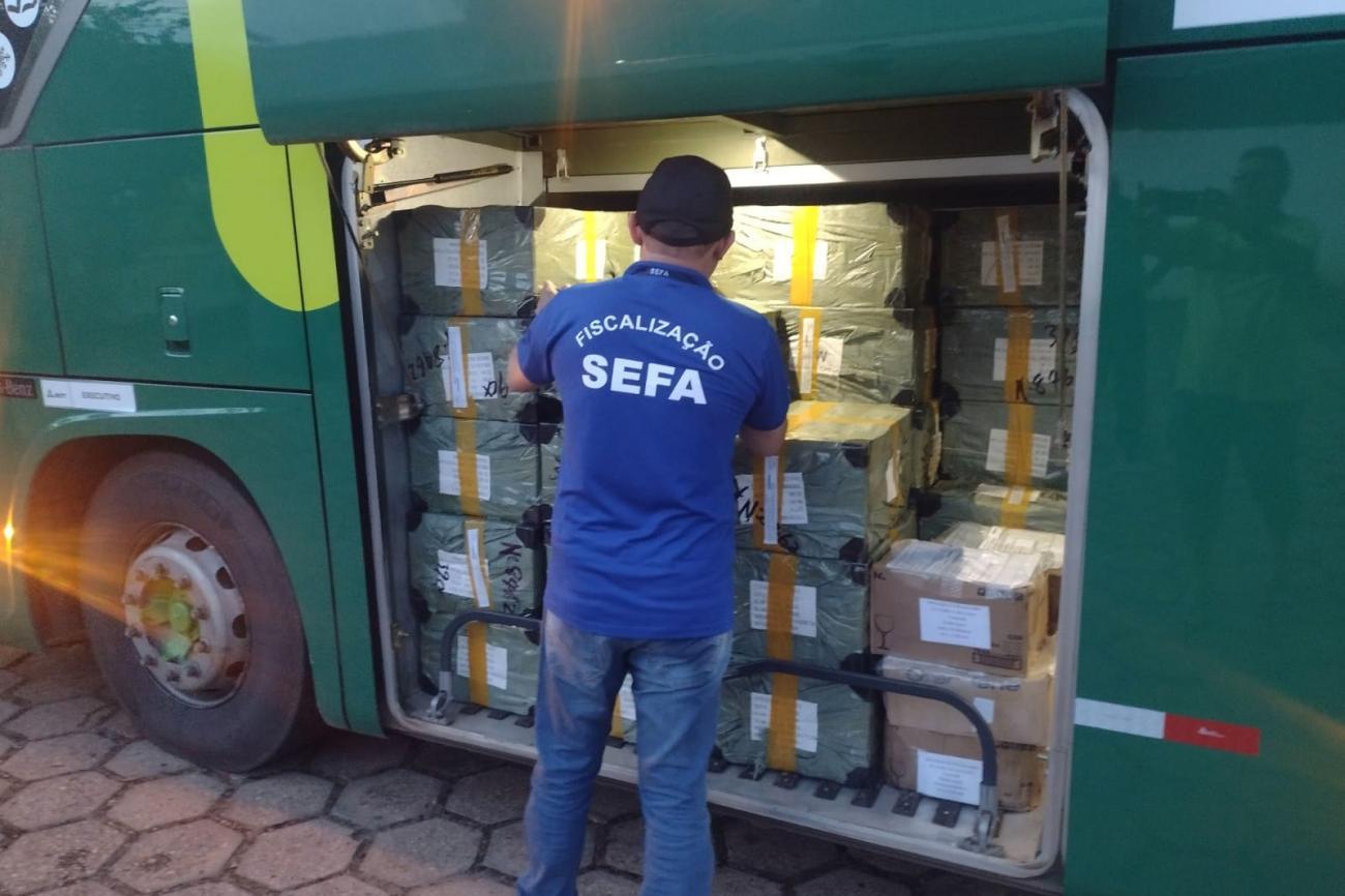 Sefa apreende 1.560 aparelhos de tv box no sudeste paraense