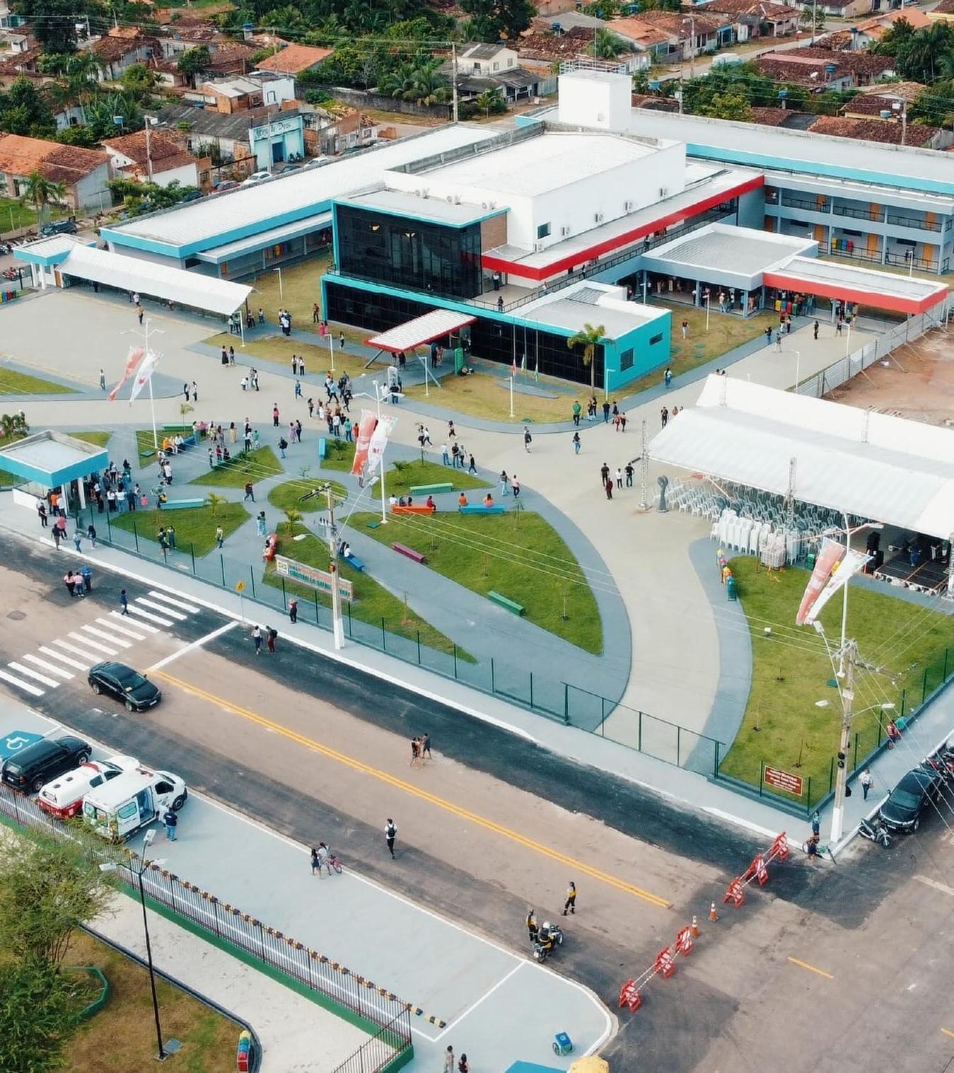 Vice-governadora do Pará afirma que escola municipal Checralla Khayat é umas das mais bonita que já viu