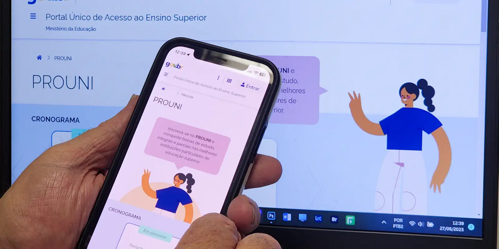 Prouni 2026: inscrições para o 1º semestre já começou