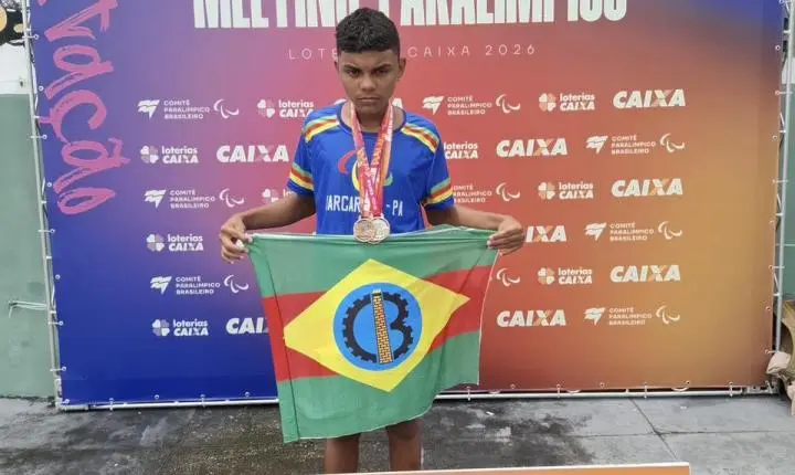 Estudantes de Barcarena somam 33 medalhas em competição paralímpica